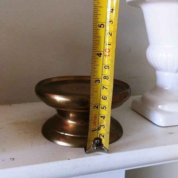 2/25$ Brass candle holder gold boho style home dc - Picture 2 of 6
